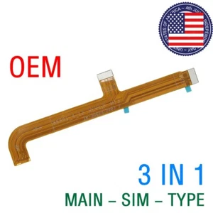 For Samsung Galaxy TAB A9+ 11" SM-X210 X216 MAIN SIM TYPE Connector Flex Cable - Picture 1 of 3