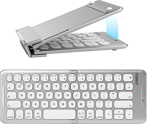 Compact Foldable Bluetooth Keyboard, Portable Wireless Mini Keyboard - Picture 1 of 8