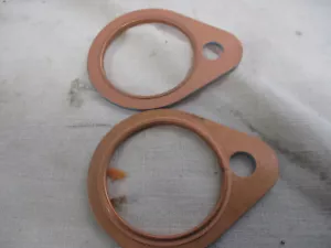 JUEGO DE 2 JUNTAS DE EXCAVACIÓN DE MOTOR HARLEY SHOVELHEAD CON ANILLO DE COBRE - Imagen 1 de 5