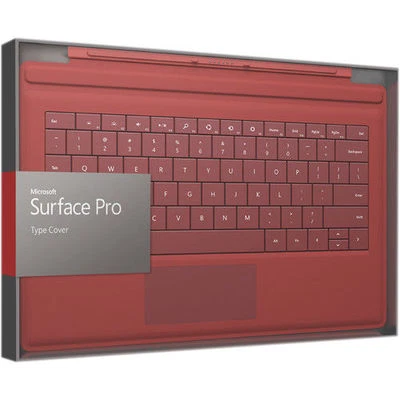 Microsoft Surface Pro Type Cover Keyboard for Pro 3, Pro 4, 5, 6 Surface  -  RED - Image 1 of 3