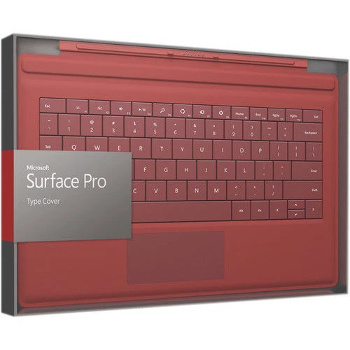 Teclado con cubierta tipo Microsoft Surface Pro para Pro 3, Pro 4, 5, 6 Surface - ROJO Foto 1 de 3