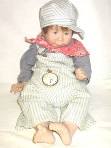 LEE MIDDLETON'S BUBBA CHUBS RAILROAD CONDUCTOR 24" DOLL (office) - Picture 1 of 3