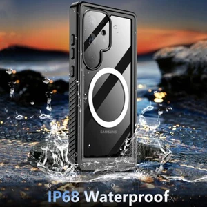 Waterproof Case For Samsung Galaxy S25 Ultra S25+ Full Shockproof MagSafe Cover - Picture 1 of 24