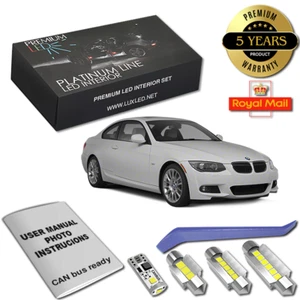 BMW E92 LED Interior Kit Premium 18 SMD Bulbs White Error Free 3er Coupe - Afbeelding 1 van 12