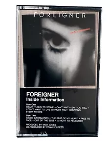 Foreigner - Inside Information - Cassette Tape WX143C - Picture 1 of 2