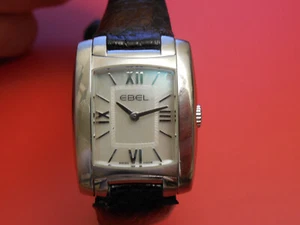 EBEL STEEL 24MM WIDE BRASILIA DEPLOYMENT LADIES WATCH - Picture 1 of 7