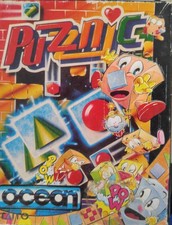 PUZZNIC Commodore C64 Cassette (Ocean, 1990) (box, tape, Manual) 100% OK