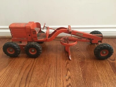 1949 DOEPKE Adams Motor Road Grader Vintage Pressed Steel Model Toy Diesel Hiway - Image 1 of 4