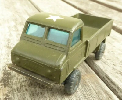 Husky-Corgy Toys Land Rover Verde Della Esercito Militare Usato - Immagine 1 di 4