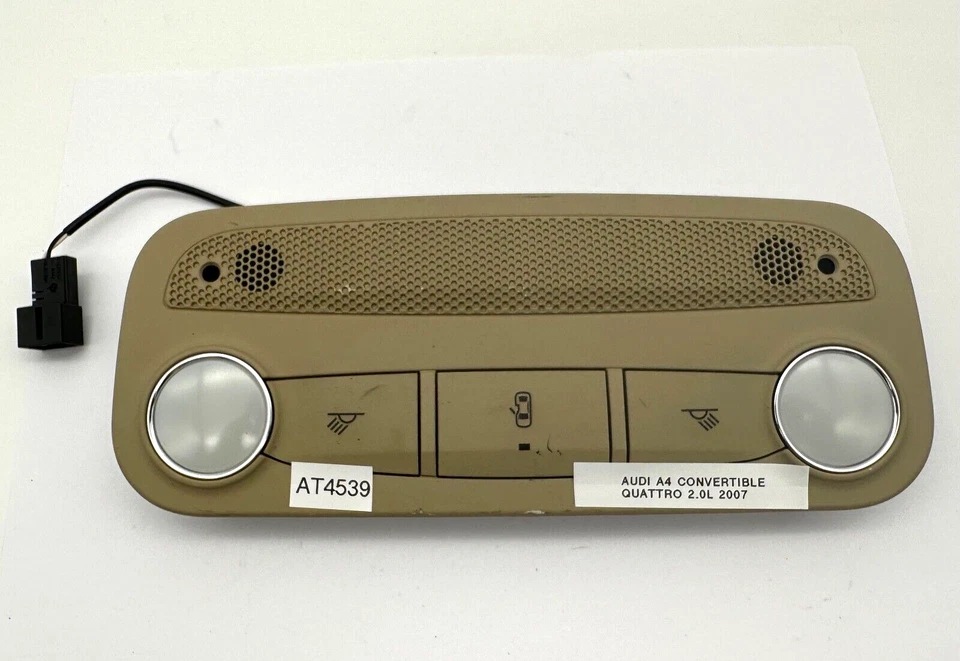 原始设备制造商 03-09 奥迪 A4 S4 TT 可调式顶顶灯控制台阅读灯 — 第 1/4 张图片