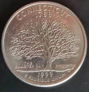 1999-D ERROR Connecticut Quarter DDO/DDR - Picture 1 of 7