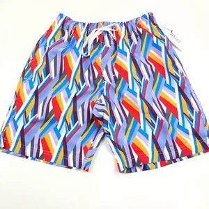 $75 2(X)IST Bright Colorful Lined Swim Trunk Shorts Mens Size Large - Picture 1 of 8