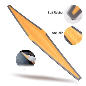 Window Tint Tools 4-Edge Rubber Squeegee for Windshield Cleaning Film Installing - Foto 1 di 9
