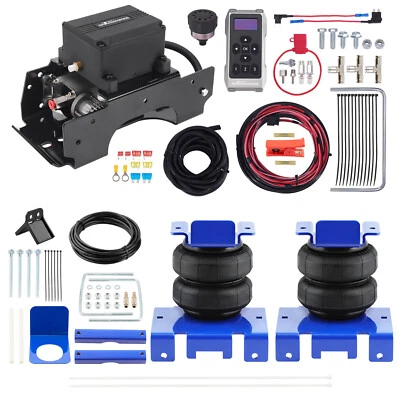 Wireless Compressor Kit + Air Suspension Bags For Dodge Ram Pickup 1500 2002-08 - Image 1 of 4
