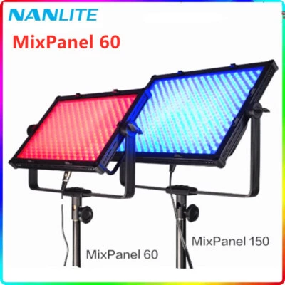 Nanlite MixPanel 60 60W RGB color LED Video Light Panel 98CRI CTT 2700K-7500K - Image 1 of 4