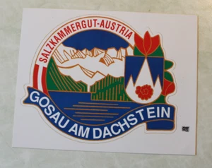 aufkleber Salzkammerergut Austria  Gosau am Dachstein - Bild 1 von 1