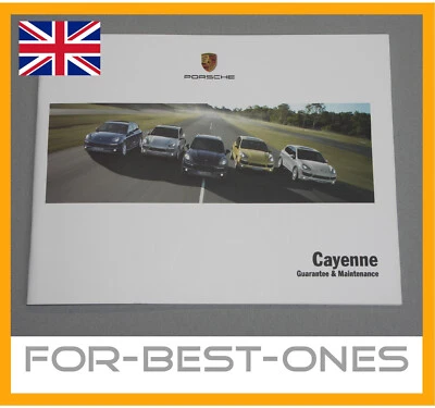 NUEVO libro de registros inglés Porsche Cayenne 958 92A garantía de mantenimiento 2010-2016 Foto 1 de 4