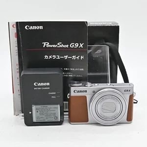 Canon Powershot G9X Mark II Digital Camera Silver Japan [Top Mint] - Picture 1 of 10