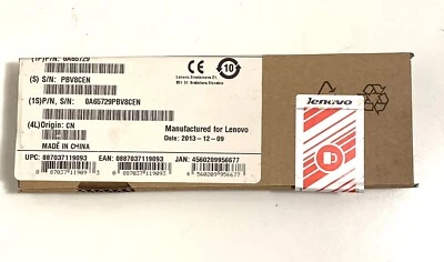 NEW SEALED LENOVO PC3-12800 4 GB DDR3 1600 MHz DDR3 LAPTOP MEMORY P/N # 0A65729 - Image 1 of 3