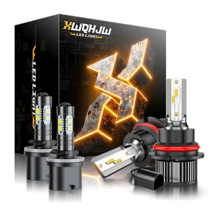 4x 6100K LED Headlight Bulbs Fog Light Combo Kit White For Ford E-250 2003-2007⭐ - Picture 1 of 11