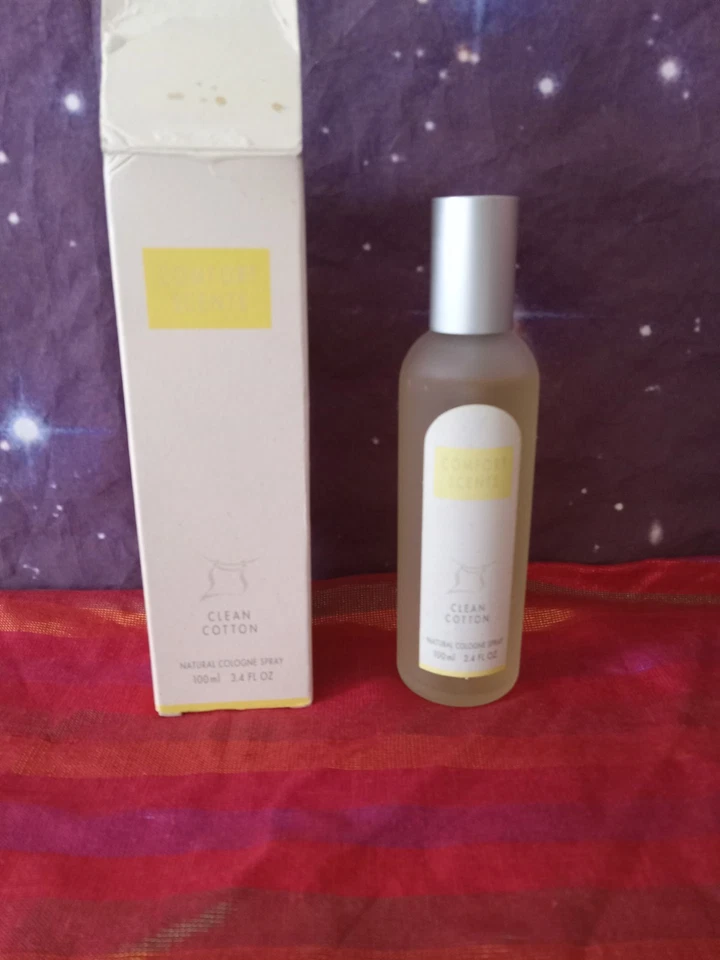 Spray de colonia natural Avon Comfort Scents ALGODÓN LIMPIO 3,4 OZ. Nuevo stock antiguo Foto 1 de 4