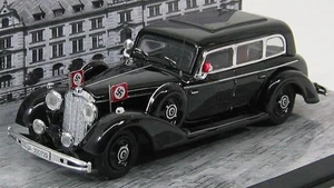 1/43 RIO-MODELS - MERCEDES BENZ - 770K LIMOUSINE MONACO 1938 WITH FIGURES CAR009 - Foto 1 di 1