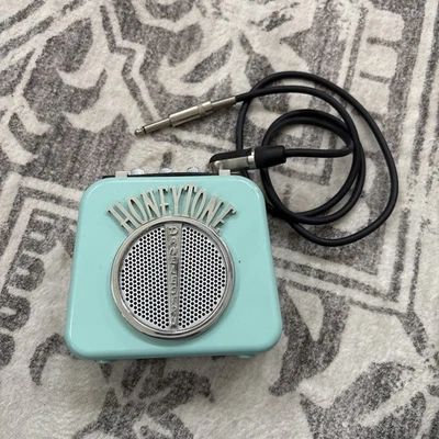 Honeytone Mini Guitar Amp In Baby Blue - image 1 of 4