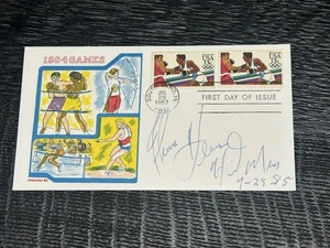 Thomas Hitman Hearns Vintage Signed Cachet Autograph Boxing HOF Dated 1985 JSA - Picture 1 of 2