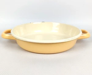Riess Emaille Eierpfanne Gelb 18cm – Vintage Pfanne, Induktion geeignet - Bild 1 von 9