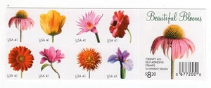 2007 41 cent Beautiful Blooms booklet of 20 Scott #4185a, Mint NH - Picture 1 of 1