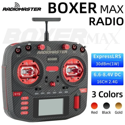 RadioMaster Boxer MAX LCD 2,4G 16CH Fernbedienung ExpressLRS AG01 Gimbal - Bild 1 von 4