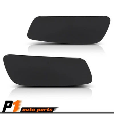 Fits 17-25 Volvo S90/V90/V90 Cross Country 2PC Headlamp Washer Nozzle Cover Cap - Image 1 of 4