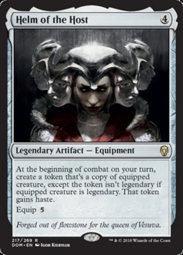 NM-Mint, English MTG Regular Helm of the Host Dominaria Magic the Gathering - Image 1 of 1