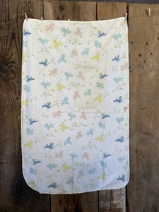 Babydecke Vintage Lammmuster - Bild 1 von 3