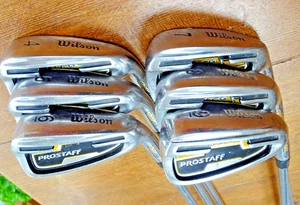 Wilson Prostaff LCG Irons 4-9 iron / Men's flex steel shafts - Picture 1 of 10