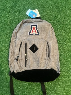 Mochila Arizona Wildcats NCAA con licencia oficial bolsa escolar gris bolsa de gimnasio Foto 1 de 4