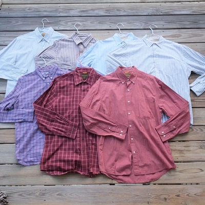 Timberland LOTE DE 7 camisas de hombre manga larga con botones talla M medianas Foto 1 de 4