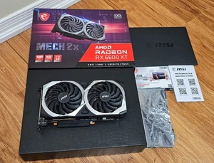 MSI MECH 2X Radeon RX 6600 XT OC Edition 8GB Graphics Card - Picture 1 of 17
