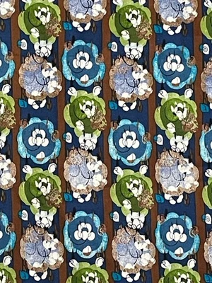 3.5 Yds Victoria & Albert Museum, London Rowan Westminster Fabric Flower Strips - Image 1 of 4