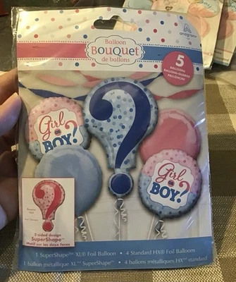 Paquete de 5 globos Ginger Reveal - NUEVO Foto 1 de 2