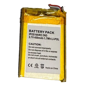 Battery for Apple iPod Nano 2nd Gen 616-0283 4gb 2gb 8gb MA497LL/A MA899LL/A New - Picture 1 of 3