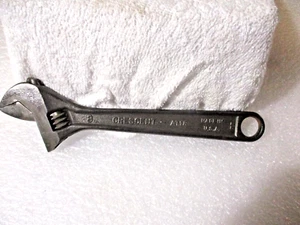 CRESCENT ADJUSTABLE WRENCH #AT18 8" DROP FORGED ADJUSTABLE WRENCH MADE IN USA - Picture 1 of 12
