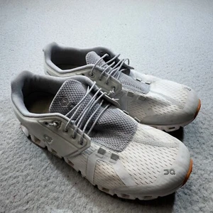 On Cloud 5 Shoes Womens 9.5 Gray Athletic Sneaker Speed Lacing Run Mesh Comfort - Picture 1 of 14