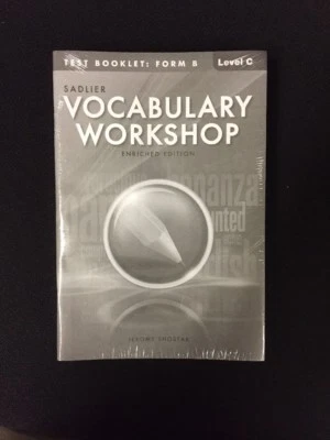 (10 Pack) Vocabulary Workshop Enriched Edition Test Booklet: Form B Level C  - Image 1 of 3