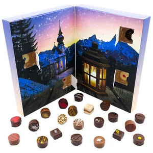 Hallingers Bergkirche Adventskalender Pralinen handmade ohne Alkohol - Bild 1 von 10