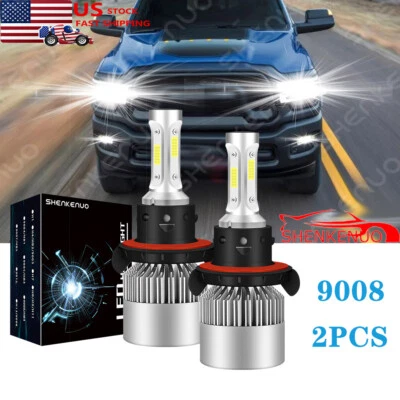 120W LED High Low Beam Headlight Bulbs For 2005-2019 Ford F250 F350 Super Duty - Image 1 of 4