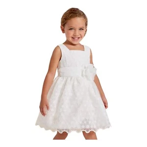 ABITO VESTITO CERIMONIA BAMBINA ABEL E LULA 5044 BIANCO ORIGINALE PE 2023 - Bild 1 von 4