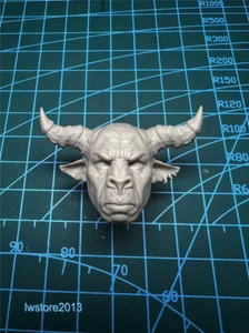 1:12 Minotaur Monster Head Sculpt Carved For 6inch Male Action Figure Body Toys - Picture 1 of 6