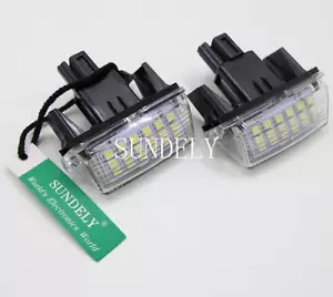 New 2Pcs 18-SMD LED Number-Plate Light For Toyota Camry 2013 2014 2015 - Picture 1 of 3