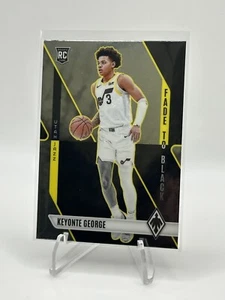 2023-24 Panini Phoenix Keyonte George Fade to Black Rookie RC #17 Utah Jazz - Picture 1 of 2
